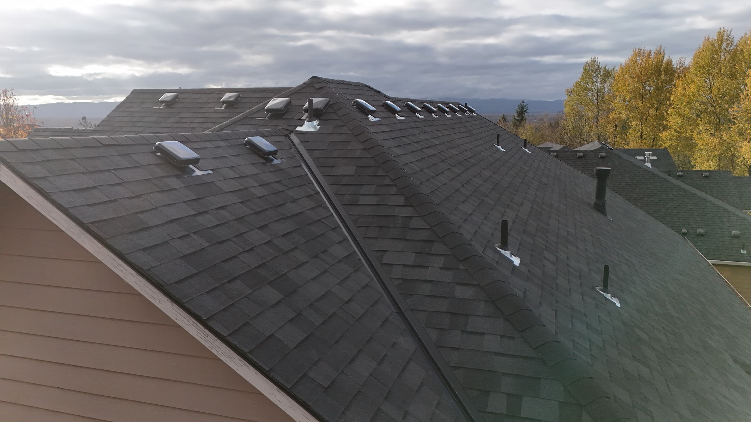 Professional roof boot and vent installation detail