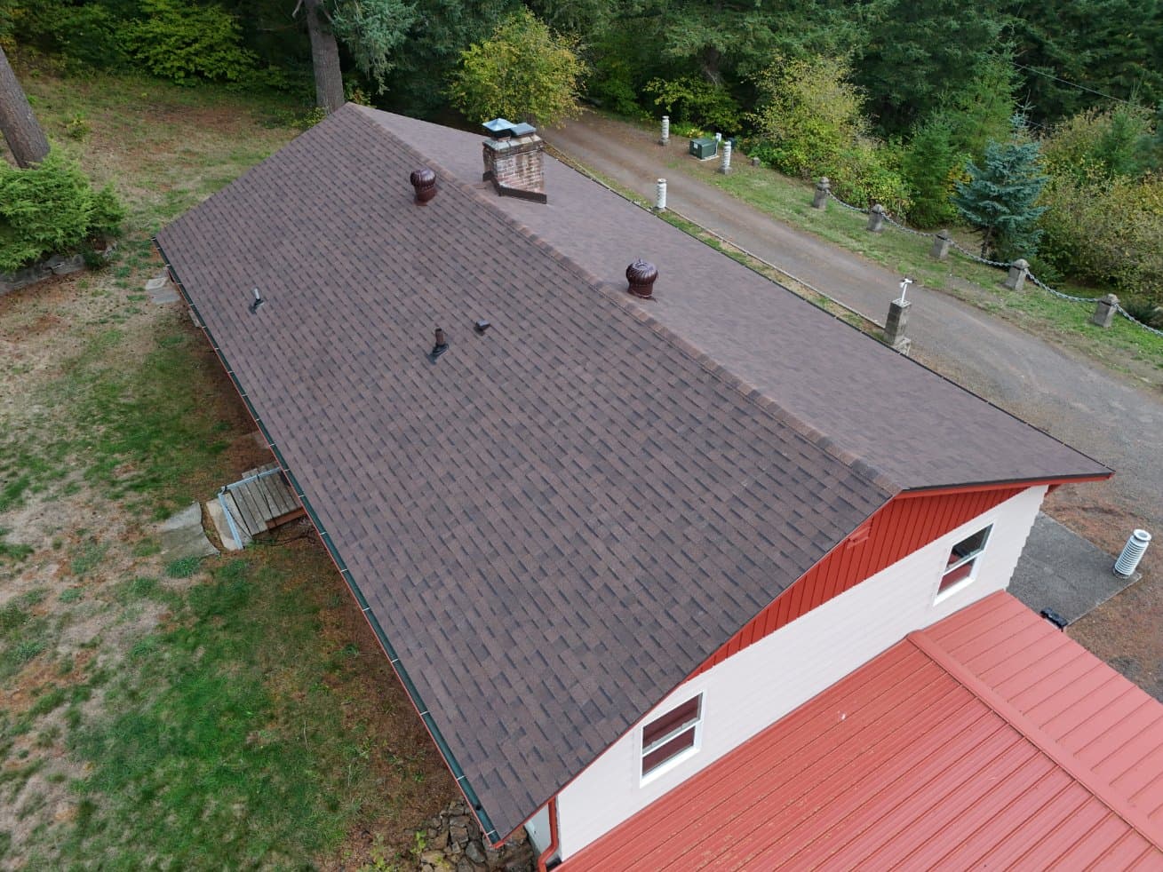 New roof installation project