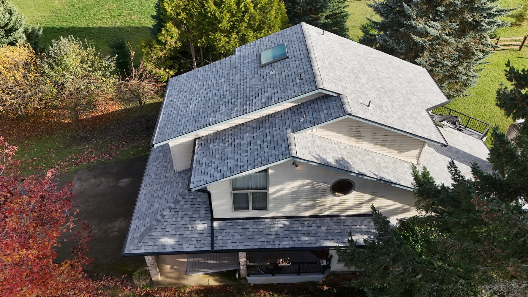 Completed roof installation project in Clark County WA