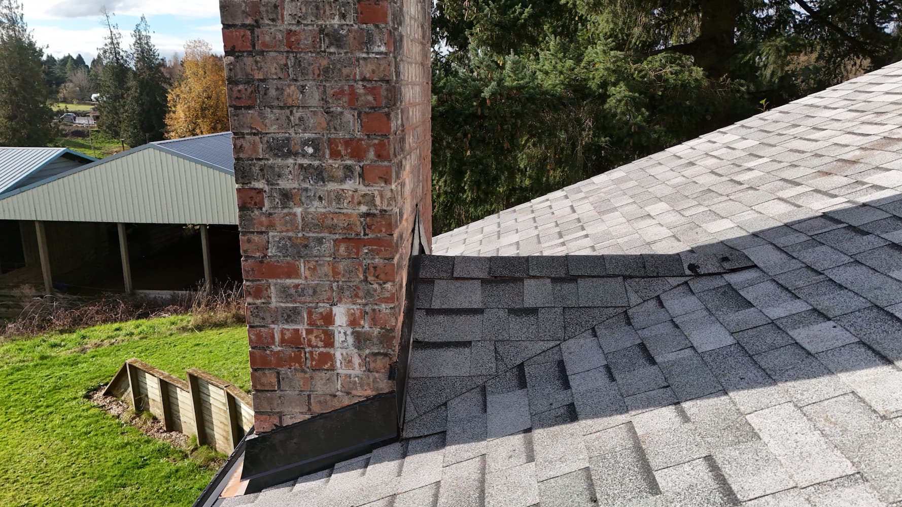 Residential home showing roof detail and complexity