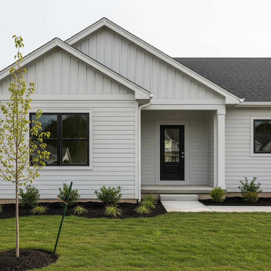 Board and batten siding replacement project