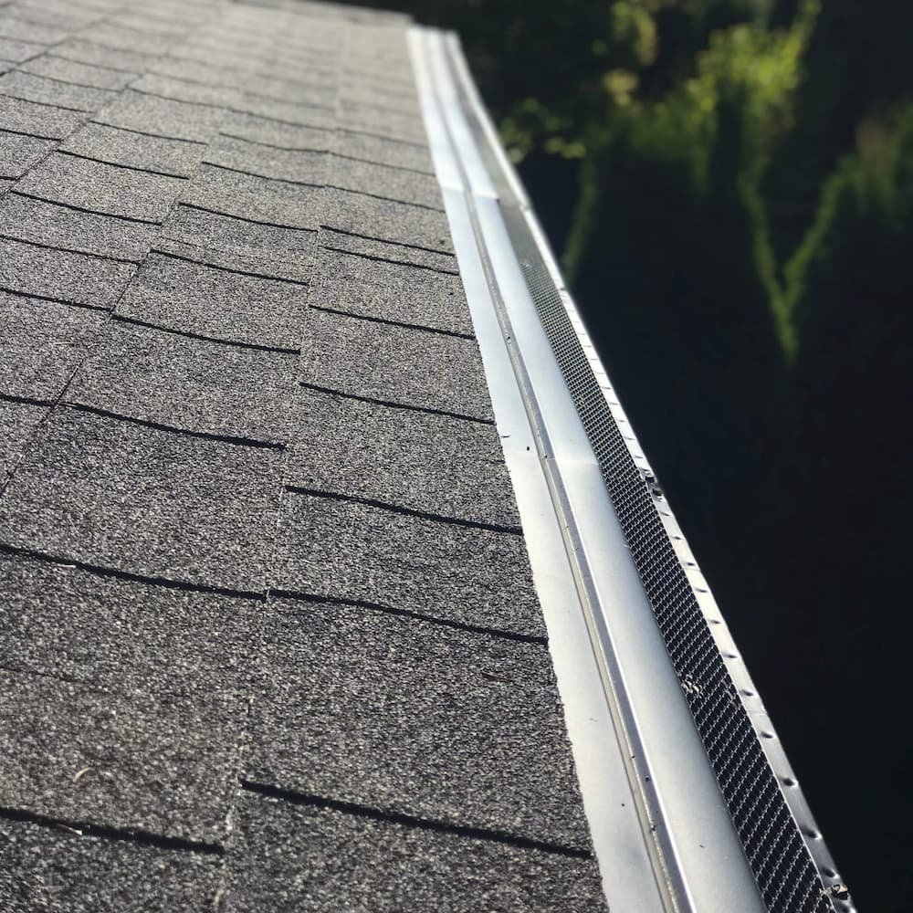 Premier gutter cover installation