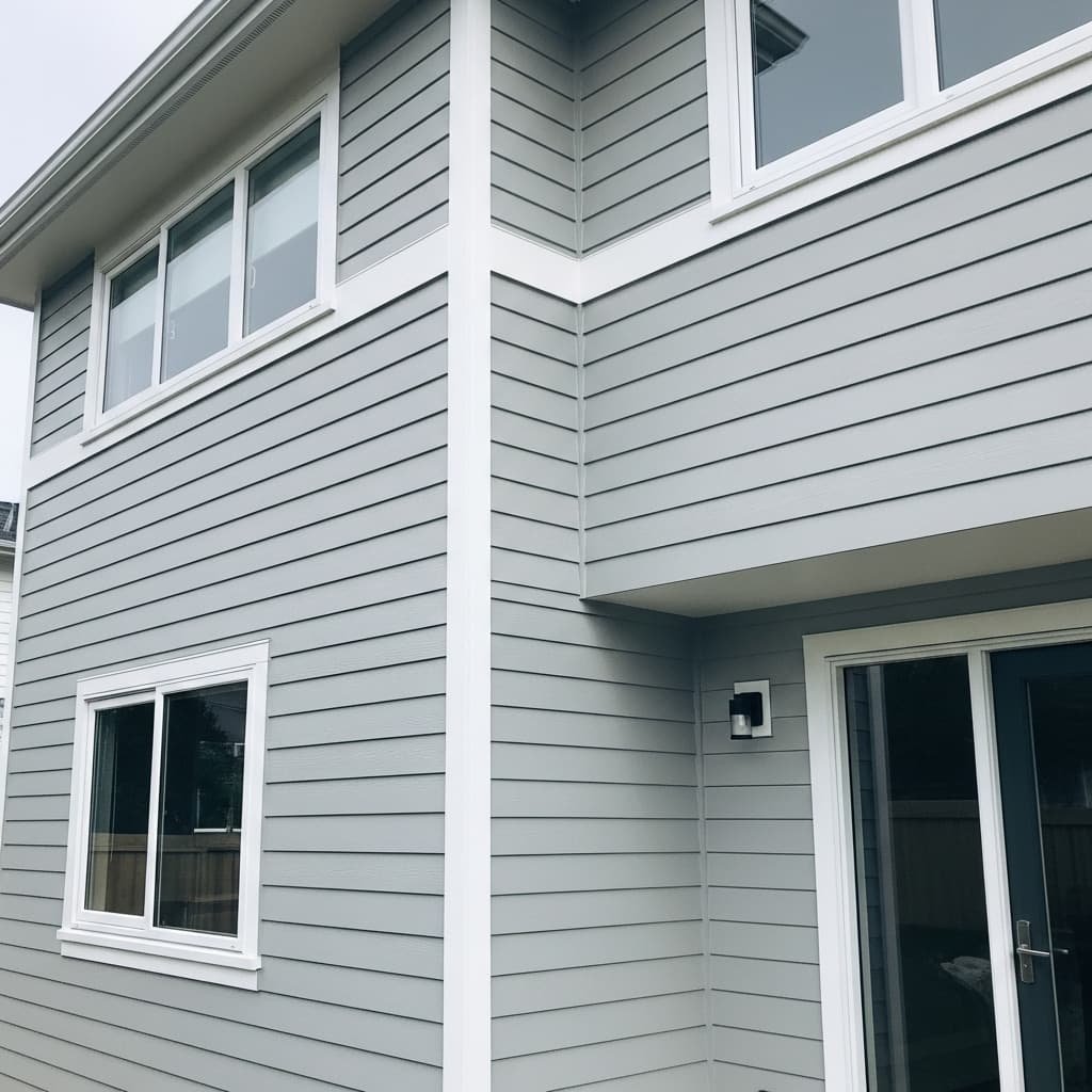 Hardie Plank smooth cedar lap siding installation