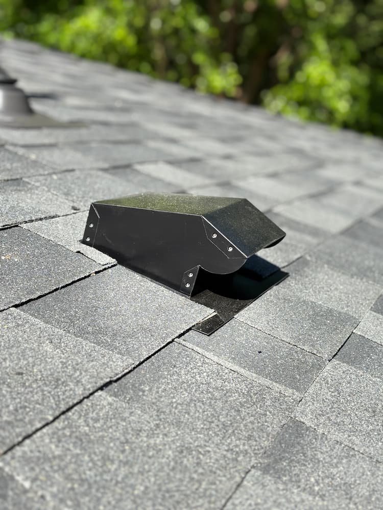 Professional roof vent installation
