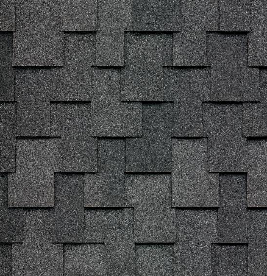 Midnight Black shingle swatch